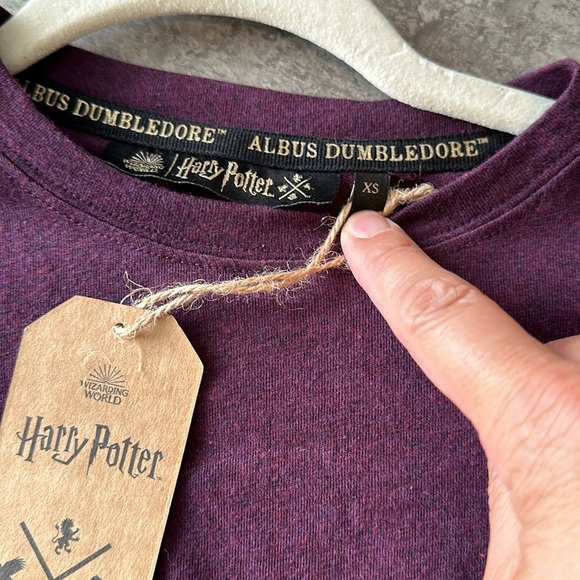 Rare Harry Potter Collection Albus Dumbledore Phoenix Embroidered T-shirt - Picture 9 of 9
